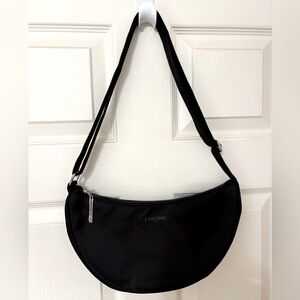 Lancome Nylon handbag with adjustable straps Black NWT